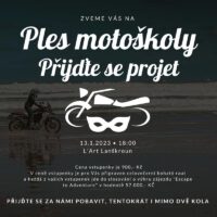 ples motoškoly Přijďte se projet 2023
